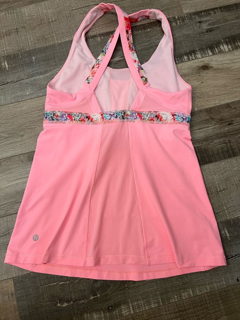 Beautiful lululemon athletica Pink Floral stuff your bra tank II - Picture 5 of 8
